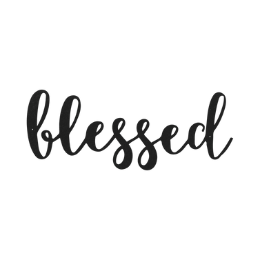 Blessed Metal Sign Home Decor