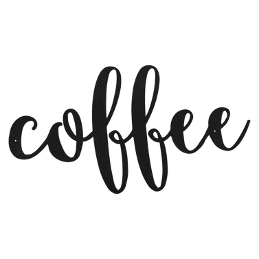 Coffee Metal Sign Home Décor