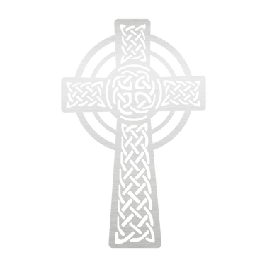 Celtic Cross Metal Sign Decor