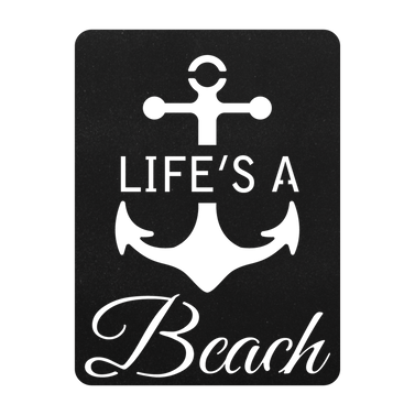 Beach House Decor Sign Life's a Beach 