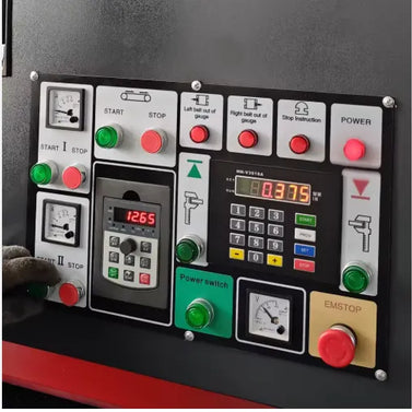 40" High-Speed Automatic Dual-Head Wide Belt Metal Sander — Compact Power for Serious Finishing