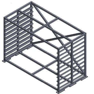 5x10 Sheetmetal Storage Rack Digital Download