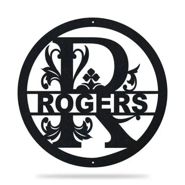 A-Z Regal Round Monogram - dxf - svg - Digital Download - Laser Cut - CNC - Plasma Water jet - Vector - Cut Files