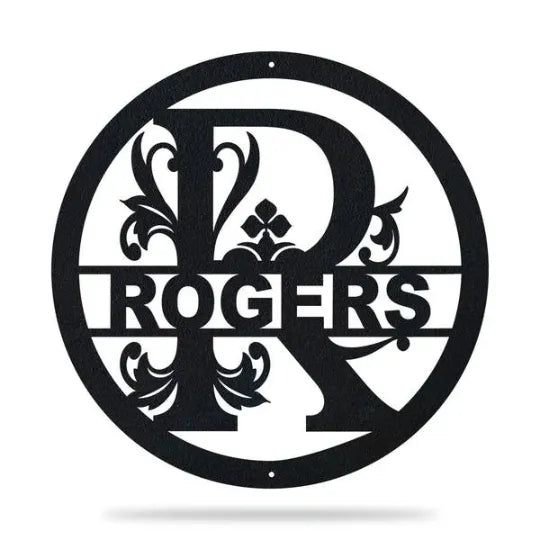 Custom Monogram Dxf File A-Z Regal Round Monogram - dxf - svg - Digital Download - Laser Cut ...