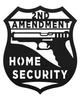 Home Security Metal Sign