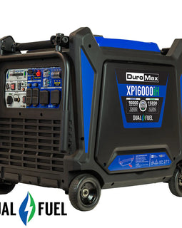 DuroMax XP16000iH 16,000 Watt Dual Fuel Portable Inverter Generator w/ CO Alert