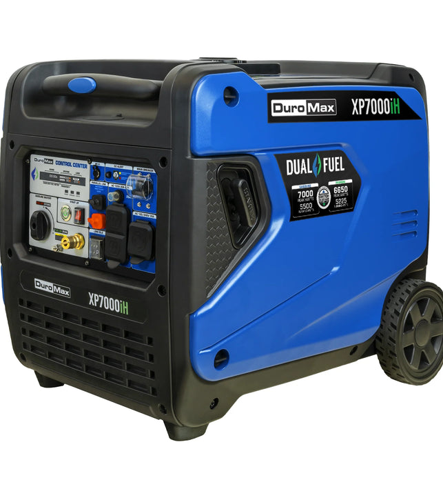 7,000 Watt Portable Dual Fuel Inverter Generator w/ CO Alert