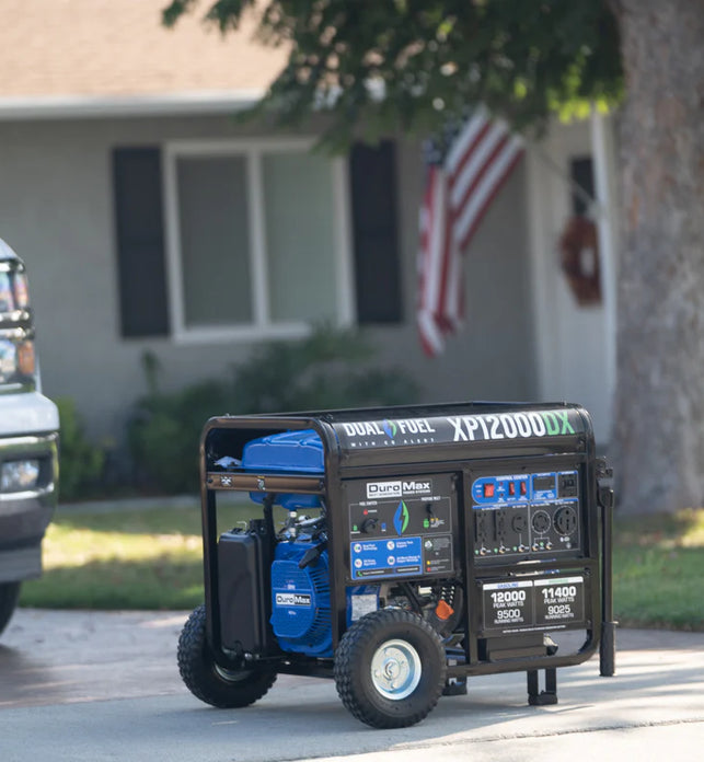 12,000 Watt Dual Fuel Portable Generator w/ CO Alert