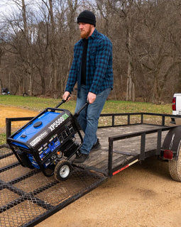 5,500 Watt Dual Fuel Portable Generator w/ CO Alert