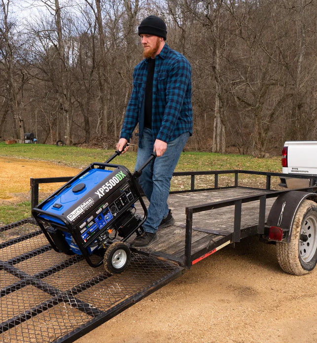 5,500 Watt Dual Fuel Portable Generator w/ CO Alert