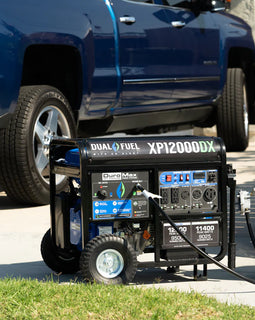 12,000 Watt Dual Fuel Portable Generator w/ CO Alert