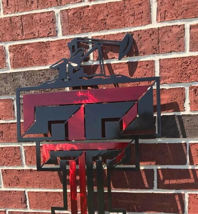 Custom Texas Tech Sign – Buy Metal Artwork – Merica Metal Worx