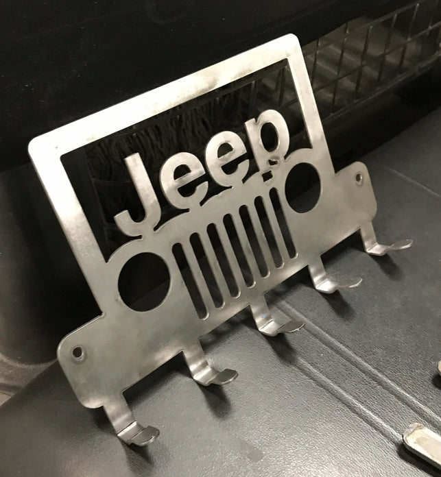 Jeep Metal Key Rack | Custom Automotive Decor – Merica Metal Worx