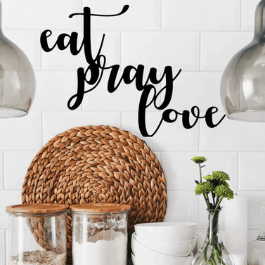 EAT PRAY LOVE DINNING ROOM DECOR