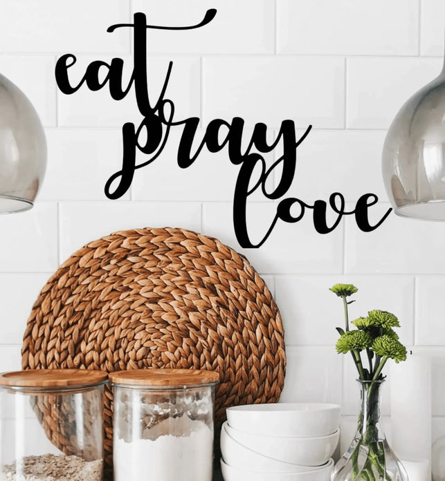 EAT PRAY LOVE DINNING ROOM DECOR