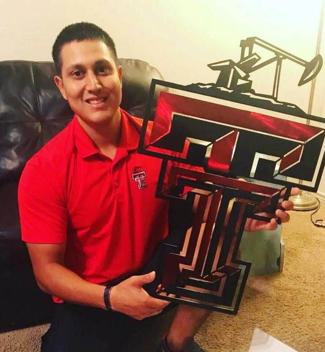 Custom Texas Tech Sign – Buy Metal Artwork – Merica Metal Worx
