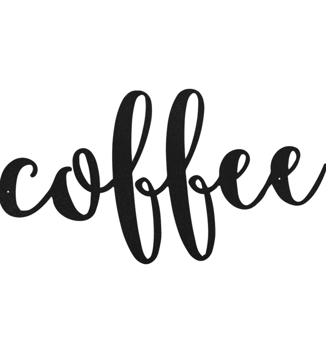 Coffee Metal Sign Home Décor