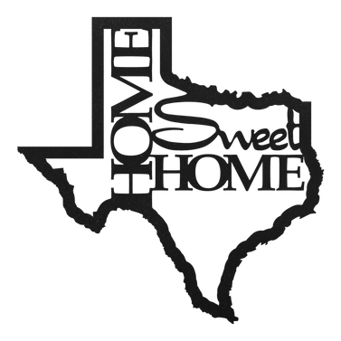 Texas Home Sweet Home Sign