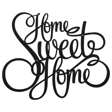 Home Sweet Home Metal Decor