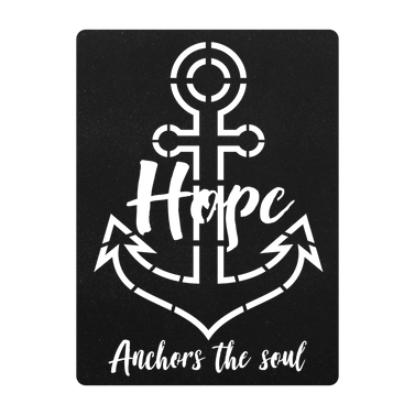 Hope Anchors the Soul Beach Decor Metal Sign
