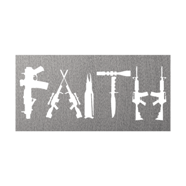 FAITH Metal Sign