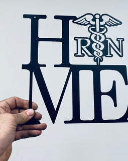 Home RN Medical Metal Wall Decor