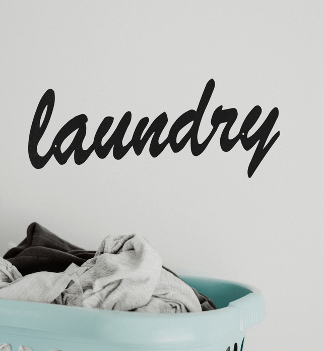 Laundry Room Metal Sign Home Decor