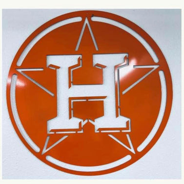 Houston Astros Custom Metal Sign
