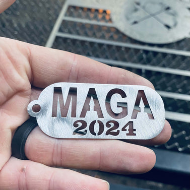 Donald Trump MAGA 2024 Keychain, 45th President, USA