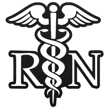 Registered Nurse (RN) Logo Metal Wall Decor